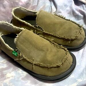 Sanuk Mens Vagabond Chill Slip On Shoe Size 10 Brown